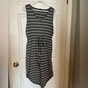 Greathe Gray Striped Dress